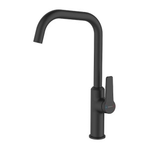 BATERIA ZLEWOZMYWAKOWA 37,9 cm  STOJĄCA , Czarny