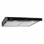 Okap/Pochłaniacz  60cm CZARNY kuchenny   Modo  Slim- Panel dotykowy  podszafkowy
