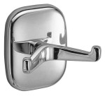 Wieszak podwójny  chrom RUMBA