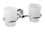 DIAMOND podwójny uchwyt na kubki chrom retro 