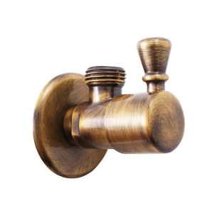 Zawór kątowy 1/2'x 1/2', antyczny mosiądz, bronzo