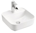 Umywalka nablatowa MAGIC ceramiczna 39x39x14,5 cm