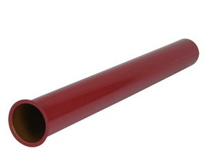Rura kielichowa 1 1/4 ''  300 mm długości do syfonu rurowego, czerwony