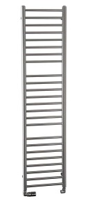 Grzejnik łazienkowy 400x1560 mm, 477 W srebrny metalik DINA 