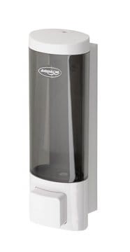 Dozownik płynnego mydła do powieszenia, 200ml, biały.jpg