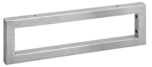 Wieszak/wspornik pod blat 49x15x3 cm, stal nierdzewna szczotkowana, 1 szt