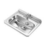 Umywalka stalowa podwieszana 50x41 cm