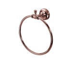 PERLA wieszak na ręczniki okrągły Ø 180 mm różowe złoto RETRO