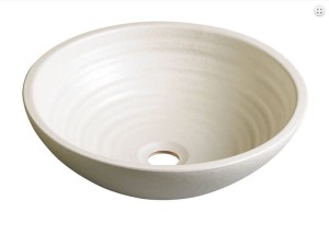 Umywalka ceramiczna 44x14cm kość słoniowa , ATTILA