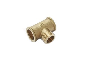 Trójnik 1/2" GW x 1/2” GZ x 1/2” GW Mosiądz