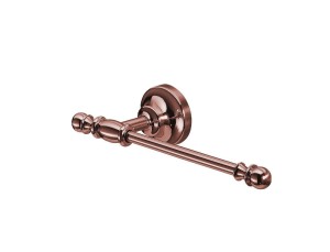 PERLA uchwyt na papier toaletowy bez przykrywki różowe złoto retro mosiądz 