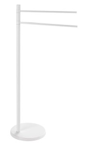 Stojak 89 cm z uchwytem na ręczniki, biały WHITE LINE