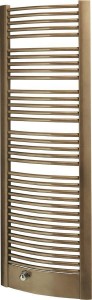 Grzejnik 59,5x174,2 cm, 1031 W,  ogrzewanie:elektryczne/centralne, brąz