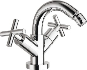 AXIA chrom bateria stojąca bidetowa bez odpływu